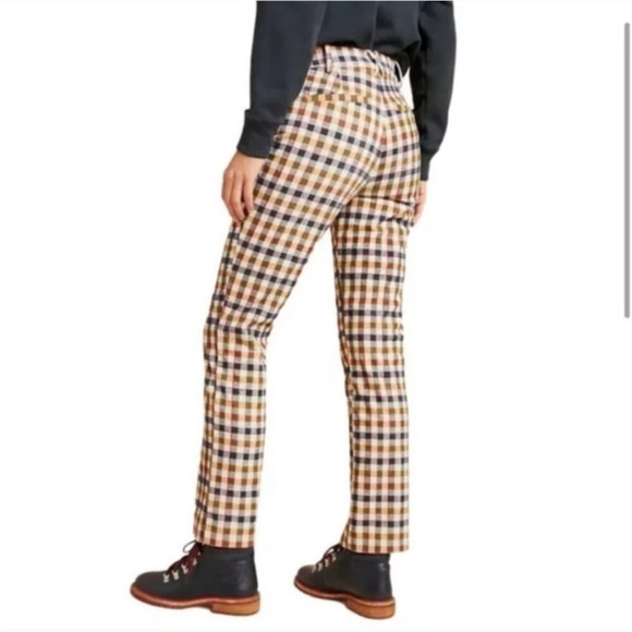 Plaid Women's Pants Anthropologie - Picture 3 of 8